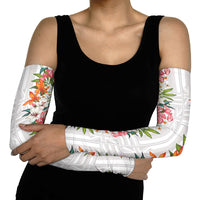 Hawaii Tropical Twist Lei Arm Sleeves Hawaiian Flag Motif