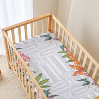 Hawaii Tropical Twist Lei Baby Bed Cover Hawaiian Flag Motif LT9 - Polynesian Pride