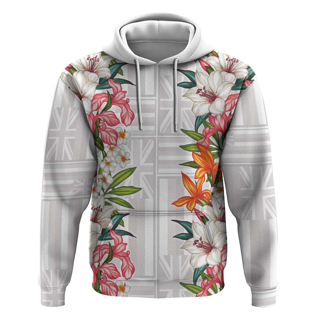 Hawaii Tropical Twist Lei Hoodie Hawaiian Flag Motif