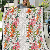 Hawaii Tropical Twist Lei Quilt Hawaiian Flag Motif
