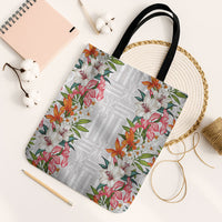 Hawaii Tropical Twist Lei Tote Bag Hawaiian Flag Motif