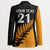 Australia New Zealand Rugby Blazer Gold Aboriginal Wallabies and Maori Black Fern - Polynesian Pride