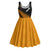 Australia New Zealand Rugby Midi Dress Gold Aboriginal Wallabies and Maori Black Fern - Polynesian Pride