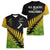 Australia Wallabies and Aotearoa Rugby Women V Neck T Shirt Kangaroo Black Fern Maori Gradient Vibe LT9 - Polynesian Pride