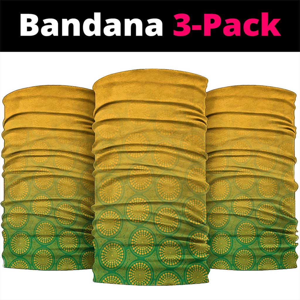 Australia New Zealand Rugby Neck Gaiter Gradient Aboriginal Wallabies and Maori Black Fern - Polynesian Pride