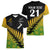 Custom Australia Wallabies and Aotearoa Rugby Women V Neck T Shirt Kangaroo Black Fern Maori Gradient Vibe LT9 - Polynesian Pride