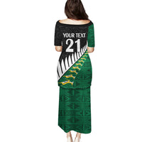 Custom South Africa and Aotearoa Rugby Puletasi Springboks Black Fern Maori Vibe LT9 - Polynesian Pride