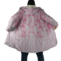 Aotearoa Kowhaiwhai Poutama Pink Motif Cloak LT9 - Polynesian Pride