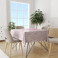 Aotearoa Kowhaiwhai Poutama Pink Motif Tablecloth LT9 - Polynesian Pride
