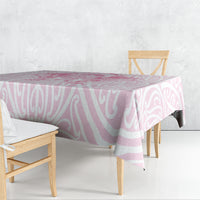 Aotearoa Kowhaiwhai Poutama Pink Motif Tablecloth LT9 - Polynesian Pride