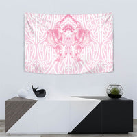 Aotearoa Kowhaiwhai Poutama Pink Motif Tapestry LT9 - Polynesian Pride