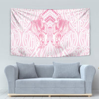 Aotearoa Kowhaiwhai Poutama Pink Motif Tapestry LT9 - Polynesian Pride