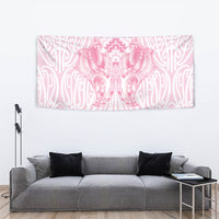Aotearoa Kowhaiwhai Poutama Pink Motif Tapestry LT9 - Polynesian Pride