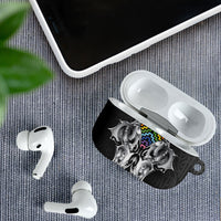 Aotearoa Kowhaiwhai Poutama Rainbow Motif AirPods Case LT9 - Polynesian Pride