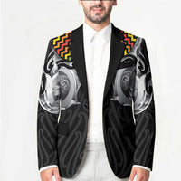 Aotearoa Kowhaiwhai Poutama Rainbow Motif Blazer LT9 - Polynesian Pride