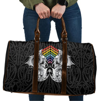 Aotearoa Kowhaiwhai Poutama Rainbow Motif Travel Bag LT9 Rainbow - Polynesian Pride