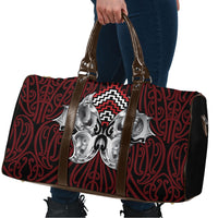 Aotearoa Kowhaiwhai Poutama Red Motif Travel Bag LT9 - Polynesian Pride