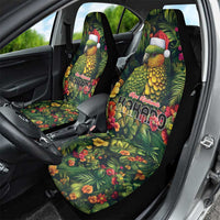 Meri Kirihimete Kakapo Car Seat Cover New Zealand Christmas with Tropical Vibe LT9 - Polynesian Pride