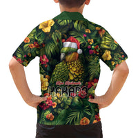 Meri Kirihimete Kakapo Family Matching Puletasi and Hawaiian Shirt New Zealand Christmas with Tropical Vibe LT9 - Polynesian Pride