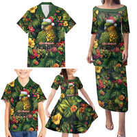 Meri Kirihimete Kakapo Family Matching Puletasi and Hawaiian Shirt New Zealand Christmas with Tropical Vibe LT9 - Polynesian Pride