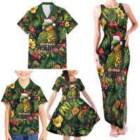 Meri Kirihimete Kakapo Family Matching Tank Maxi Dress and Hawaiian Shirt New Zealand Christmas with Tropical Vibe LT9 - Polynesian Pride