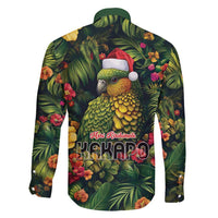 Meri Kirihimete Kakapo Family Matching Tank Maxi Dress and Hawaiian Shirt New Zealand Christmas with Tropical Vibe LT9 - Polynesian Pride