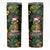 Meri Kirihimete Kakapo Skinny Tumbler New Zealand Christmas with Tropical Vibe