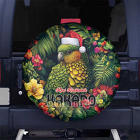 Meri Kirihimete Kakapo Spare Tire Cover New Zealand Christmas with Tropical Vibe LT9 - Polynesian Pride