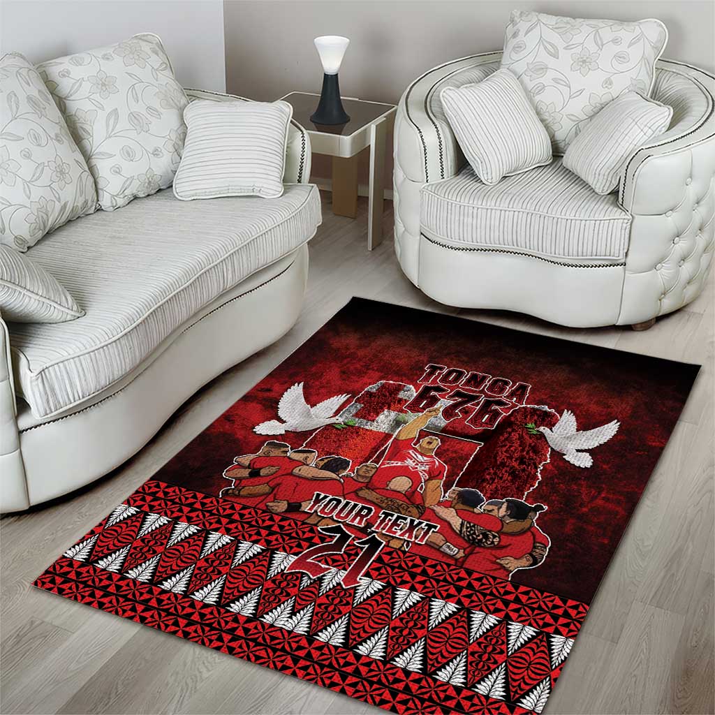 Custom Tonga 676 Haamonga a Maui Area Rug Tongan Sipi Tau Unique Dance LT9 - Polynesian Pride