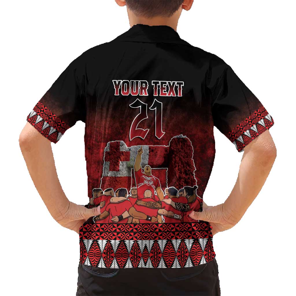 Custom Tonga 676 Haamonga a Maui Family Matching Tank Maxi Dress and Hawaiian Shirt Tongan Sipi Tau Unique Dance LT9 - Polynesian Pride