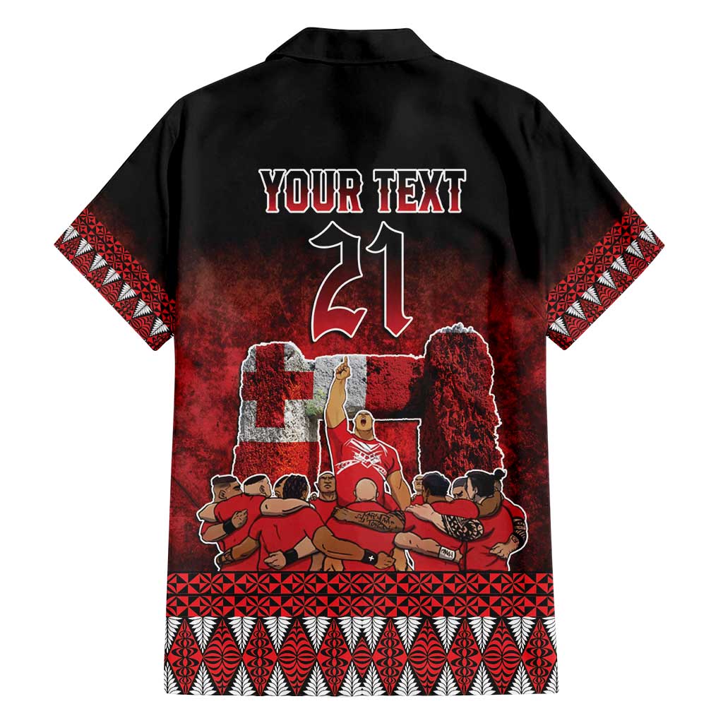 Custom Tonga 676 Haamonga a Maui Family Matching Tank Maxi Dress and Hawaiian Shirt Tongan Sipi Tau Unique Dance LT9 - Polynesian Pride