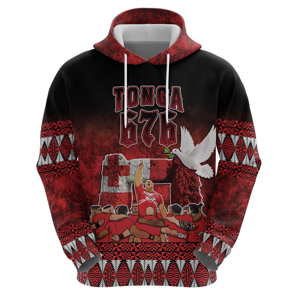 Custom Tonga 676 Haʻamonga ʻa Maui Hoodie Tongan Sipi Tau Unique Dance