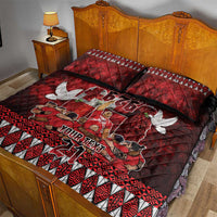 Custom Tonga 676 Haamonga a Maui Quilt Bed Set Tongan Sipi Tau Unique Dance LT9 - Polynesian Pride