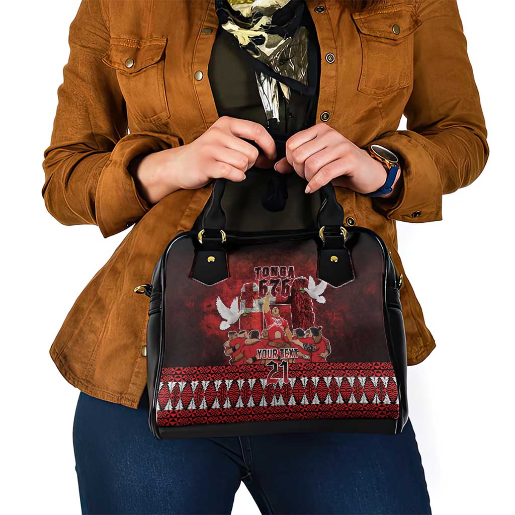Custom Tonga 676 Haʻamonga ʻa Maui Shoulder Handbag Tongan Sipi Tau Unique Dance