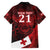 Custom Tonga XIII Rugby Tribal Tattoo Family Matching Puletasi and Hawaiian Shirt Mate Ma'a Tonga Kupesi Ngatu Grunge Style