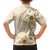 Pasifika Sataoa Pattern Plumeria Vintage Kid Hawaiian Shirt Beige Tan LT9 - Polynesian Pride