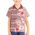 Pasifika Sataoa Pattern Plumeria Vintage Kid Hawaiian Shirt Cherry LT9 Kid Cherry - Polynesian Pride