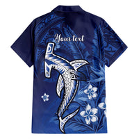 Personalized Hawaiian Maori Hammerhead Shark Family Matching Mermaid Dress and Hawaiian Shirt Polu Plumeria LT9 - Polynesian Pride