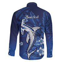 Personalized Hawaiian Maori Hammerhead Shark Family Matching Mermaid Dress and Hawaiian Shirt Polu Plumeria LT9 - Polynesian Pride