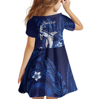 Personalized Hawaiian Maori Hammerhead Shark Family Matching Summer Maxi Dress and Hawaiian Shirt Polu Plumeria LT9 - Polynesian Pride