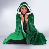 Personalized Hawaiian Maori Hammerhead Shark Hooded Blanket Omaomao Plumeria - Polynesian Pride