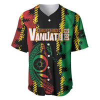 Vanuatu 46th Year Anniversary Baseball Jersey Tamtam Slit Drums Long God Yumi Stanap