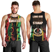 Vanuatu 46th Year Anniversary Men Tank Top Tamtam Slit Drums Long God Yumi Stanap