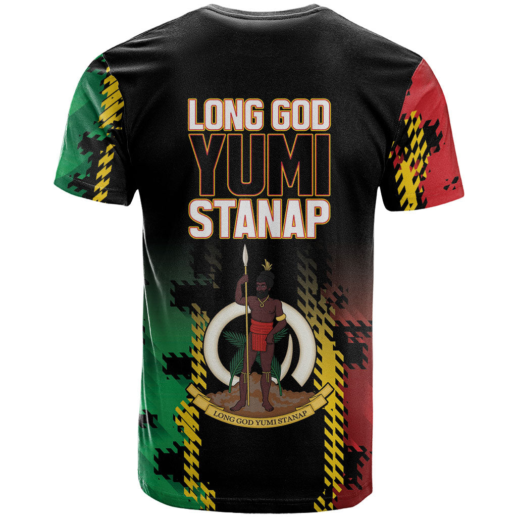 Vanuatu 46th Year Anniversary T Shirt Tamtam Slit Drums Long God Yumi Stanap