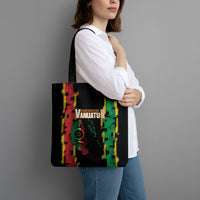 Vanuatu 46th Year Anniversary Tote Bag Tamtam Slit Drums Long God Yumi Stanap