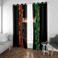 Vanuatu 46th Year Anniversary Window Curtain Tamtam Slit Drums Long God Yumi Stanap