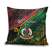 Vanuatu 46th Year Anniversary Pillow Cover Vintage Grunge Vanuatu Flag Heritage