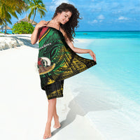 Vanuatu 46th Year Anniversary Sarong Vintage Grunge Vanuatu Flag Heritage