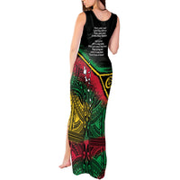 Vanuatu 46th Year Anniversary Tank Maxi Dress Vintage Grunge Vanuatu Flag Heritage