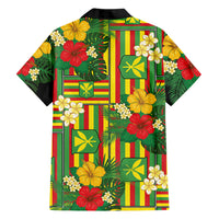 Hawaii Kanaka Maoli Hibiscus Family Matching Short Sleeve Bodycon Dress and Hawaiian Shirt Hawaiian Flag Motif LT9 - Polynesian Pride